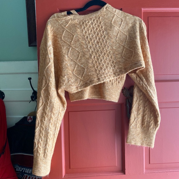 NWT orange free people mercury sweater set small - Picture 2 of 6